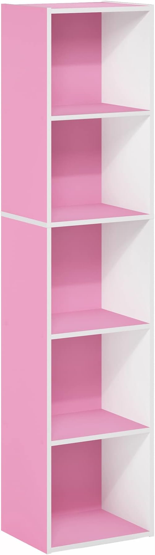 Furinno PASIR Book Shelf, 5-Tier Modern Bookshelf, Open Shelves Bookcase 9 x 12 - Image 6