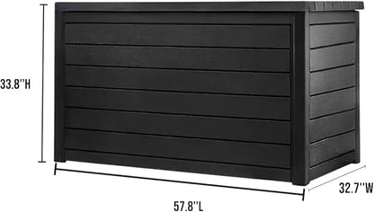 Outdoor Storage Box with Lockable Lid - Image 2
