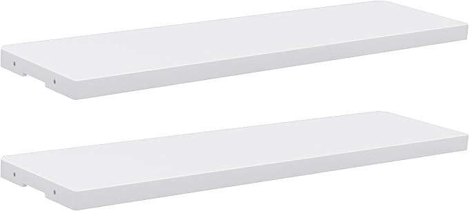 DWVO 2-Pack Resin Storage Shed Shelves, Fit by DWVO