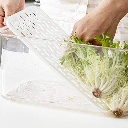 SANNO Fridge Produce Saver Stackable Refrigerator Organizer Keeper - Image 5