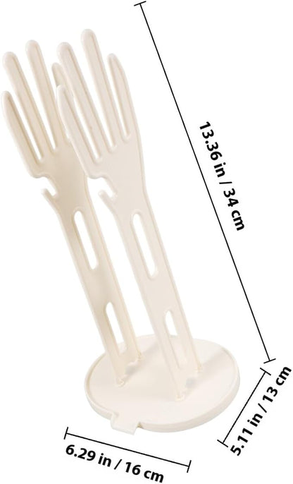 Multifunctional Glove Stand and Dish Drying Rack Elevated Drainage and Water - Image 2