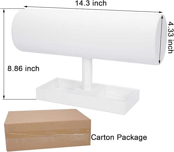 White Leather Headband Holder Organizer Storage Headband Stand Display Baby - Image 6