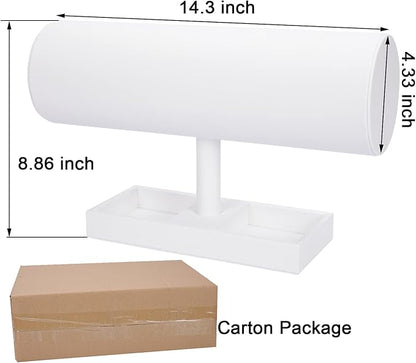 White Leather Headband Holder Organizer Storage Headband Stand Display Baby - Image 6