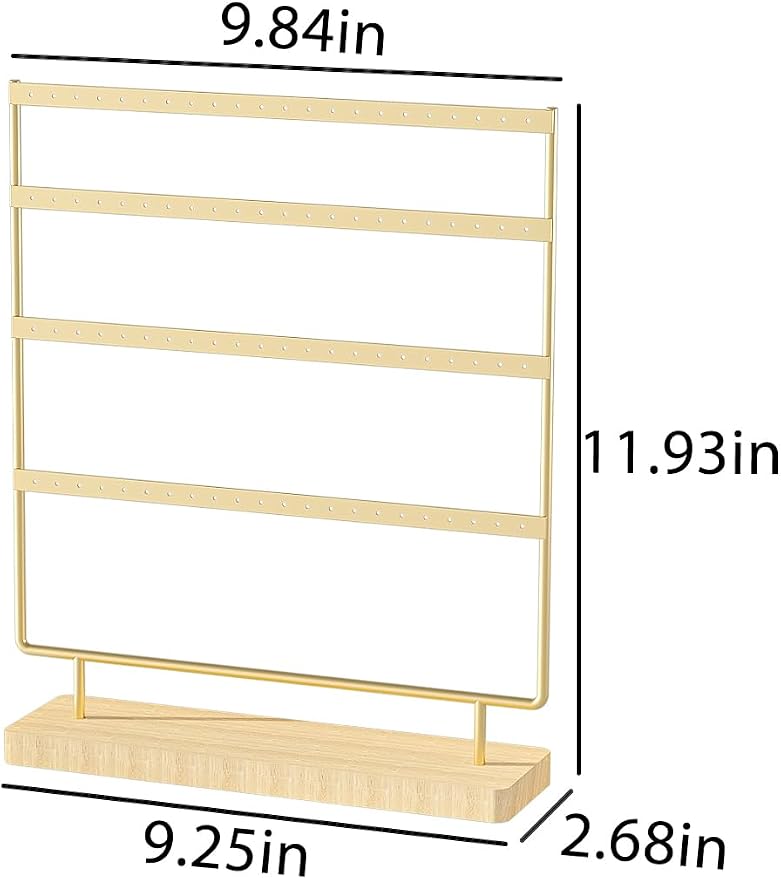 Earring Holder Organizer, Pierced Large Earrings Display Stand - Image 6