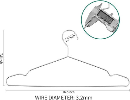 Metal Hangers Clothing Heavy Duty - Image 2
