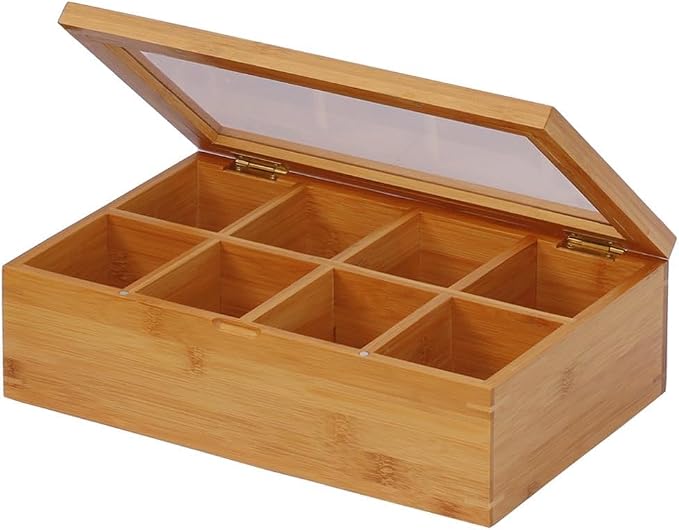 Oceanstar - TB1323 Bamboo Tea Box, 12 Inch by Oceanstar