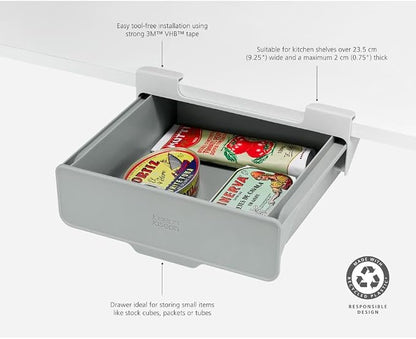Joseph Joseph CupboardStore Under-Shelf Storage Drawer – Space-Saving Kitchen - Image 5