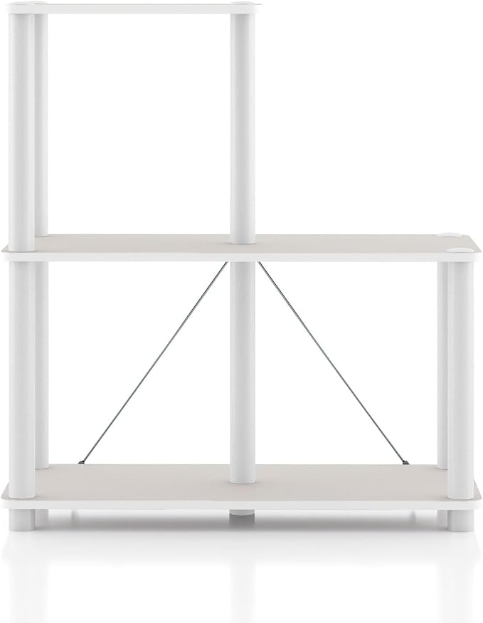 Homes: Inside + Out Apexa Modern 3-Cube Ladder Shelving Units, Collectibles - Image 11
