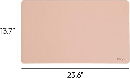 Smead Desk Pad, Vegan Leather Desk Mat - Image 4