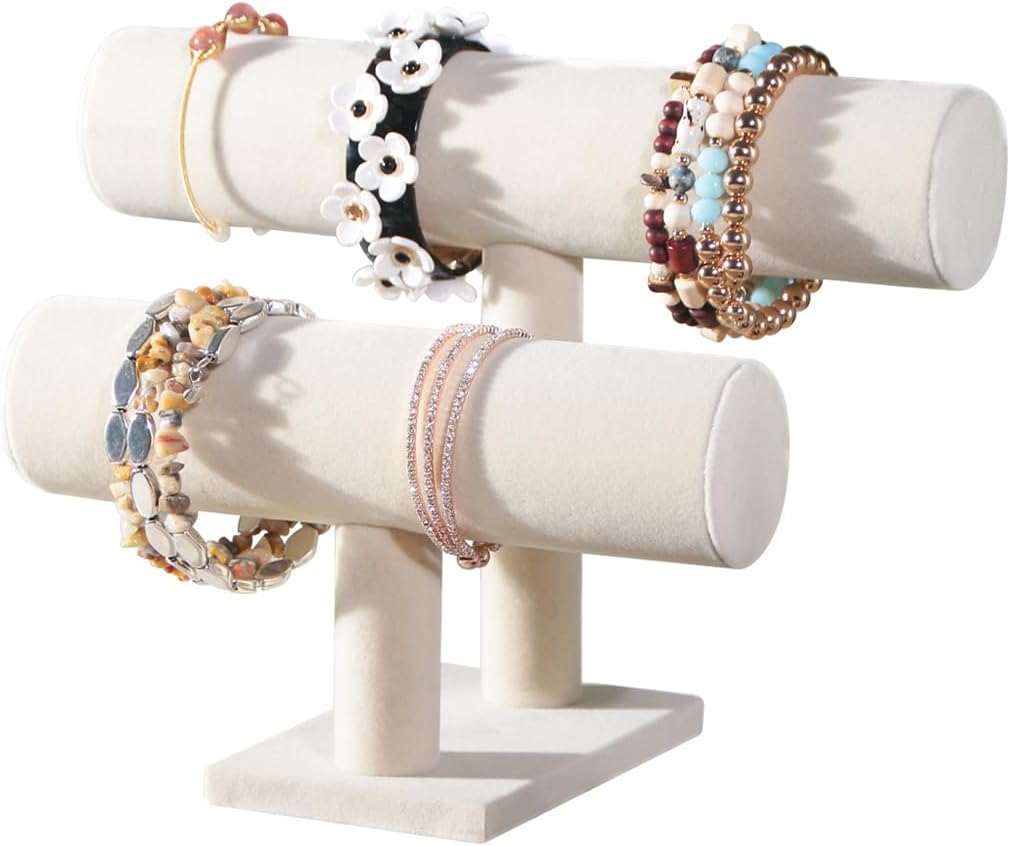 T-Bar Bracelet Holder Stand, Bracelet Jewelry Organizer Stand, Bangle Bracelet by Unknown