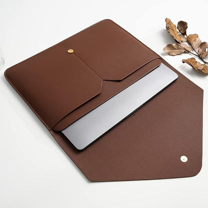 PU Leather Laptop Sleeve 13 Inch Compatible - Image 3