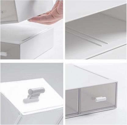 Desk Organizer-3 Tier Stackable Storage Drawers - Image 4