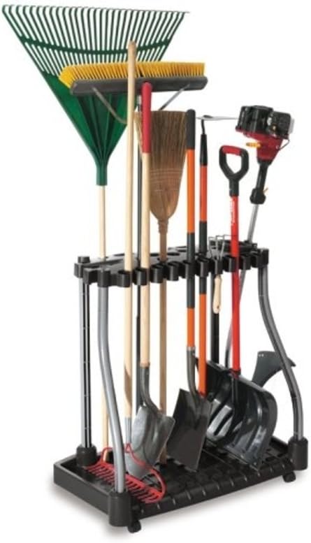 Rubbermaid Garage Tool Tower Rack Easy to Assemble Wheeled Organizes up to 40 by Unknown
