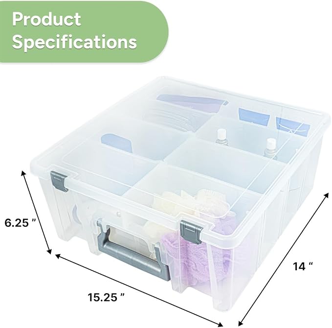 Best Kept Super Satchel Double Deep Compartment Box - Image 4