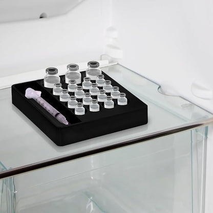 Vial Organizer for Refrigerator Use | Home Vial Organizer Tray for Peptide– - Image 3