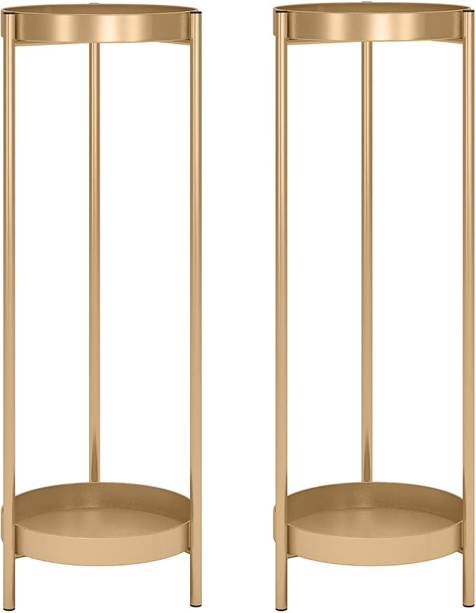 2 Tier Metal Flower Plants Holder by Fashionoda