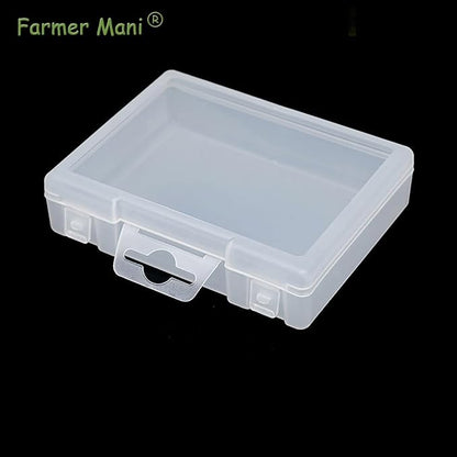 2 Pack Rectangle Plastic Frosted Storage Containers Box, Polypropylene Box - Image 9