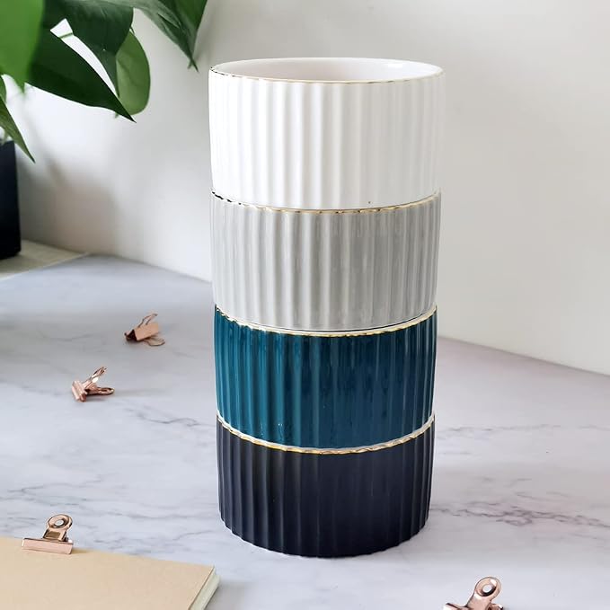 Paper Clip Holder for Desk Ceramic Paperclip Holders, Office Desktop Paperclips - Image 6