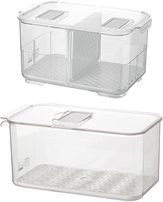 SANNO Fridge Produce Saver Stackable Refrigerator Organizer Keeper by SANNO
