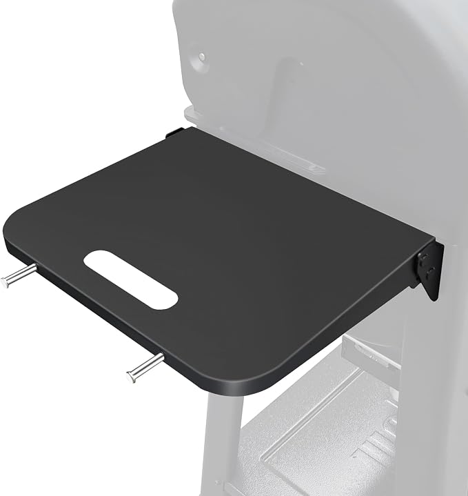 QuliMetal Foldable Side Shelf for Weber Searwood 600/600XL and Smoque/Smoque XL by QuliMetal
