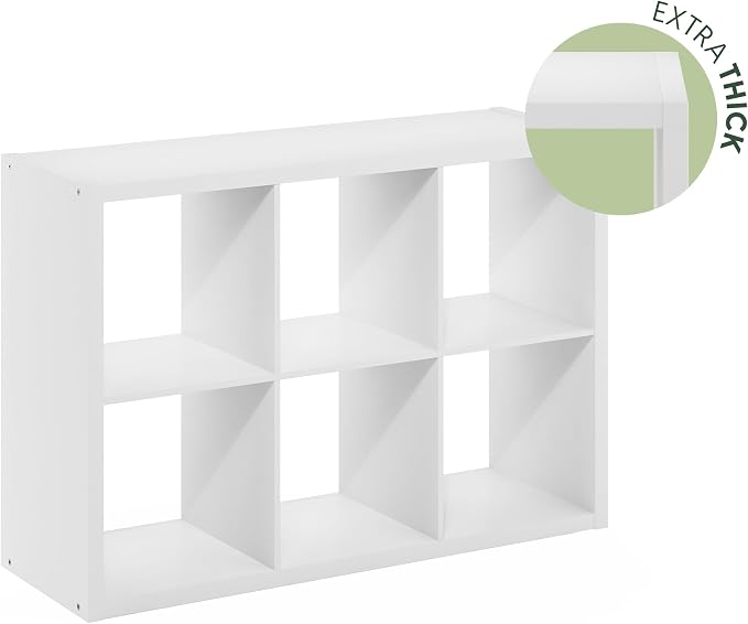 Furinno HERMITE Kitchen Island, 6-Cube Coffee Bar, Extra Thick Kitchen Storage - Image 7
