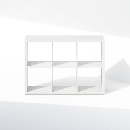Furinno Cubic Extra Thick 6-Cube Closet Organizers and Storage, Open Shelf - Image 8