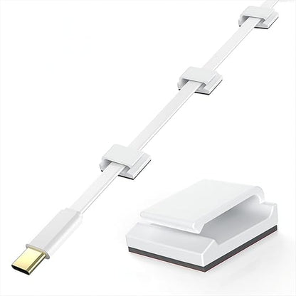 AGPTEK Ethernet Cable Clips, Flat Cord Clips Small Cable Holder Management by AGPTEK