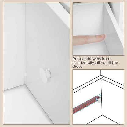 Yaheetech Bathroom Storage Cabinet, Beside Toilet or Vanity, Beadboard Tower - Image 7
