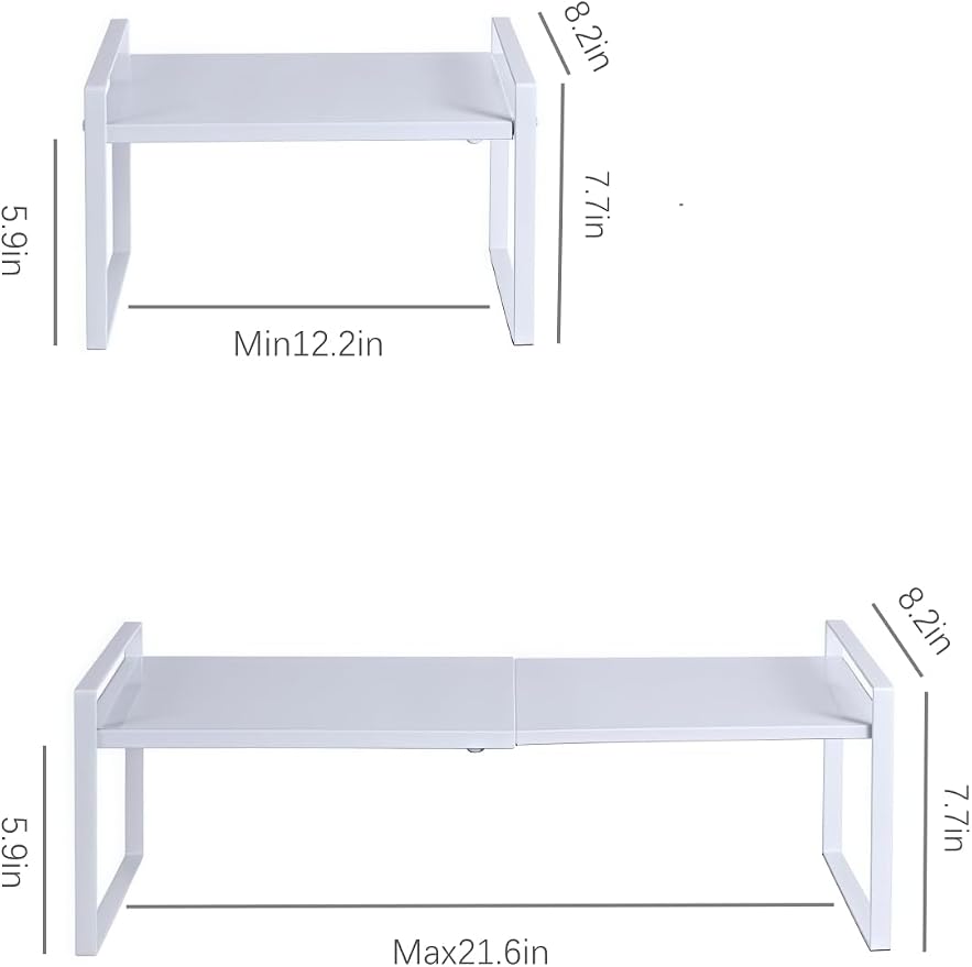 2-Pack Expandable Shelf Organizer - Image 3