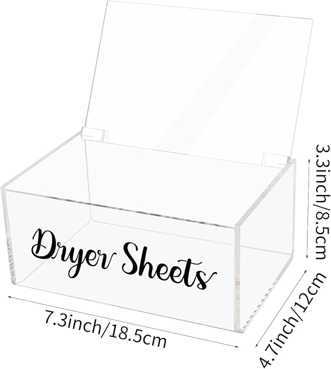 Acrylic Dryer Sheet Dispenser - Image 2