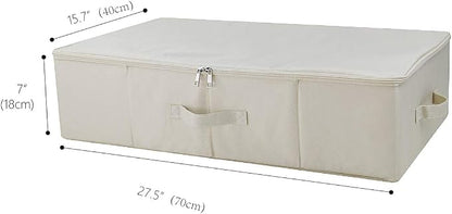 Folding Underbed Shoes Clothes Storage Organizer Basket - Image 3