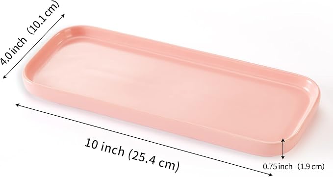 Ceramic Bathroom Tray, Kitchen Sink Organizer Tray, Cosmetics Holder - Image 5