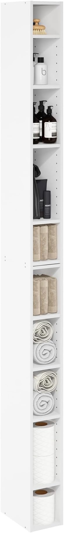 Furinno Fulda Book Shelf, 10-Tier Bookshelf, Space Saving Storage Shelf Bookcase by Furinno-FitsYourSpaceFitsYourBudget