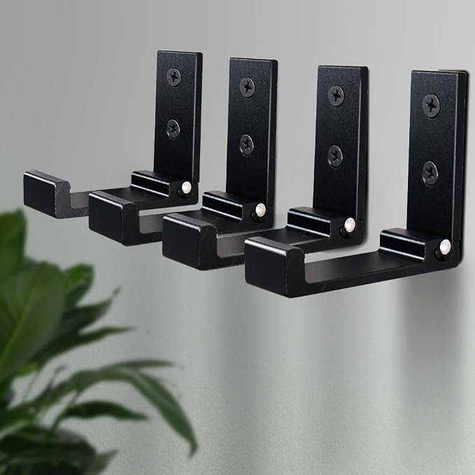OHIYO Folding Coat Hooks 4pcs Foldable Hook Wall Mounted - Image 5