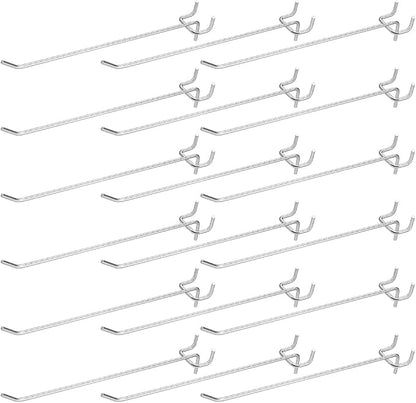 200 Pack Pegboard Shelving Hooks, 8 Inch Stainless Steel Pegboard Hooks Hanging by INTERWARM