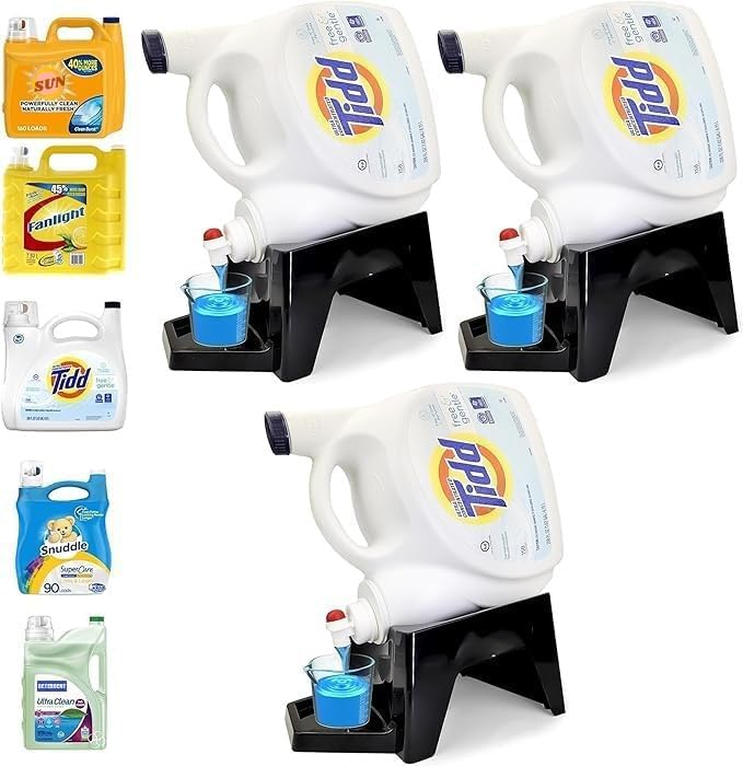 TidyFriend 3 Pack Laundry Detergent Dispenser by Skywin