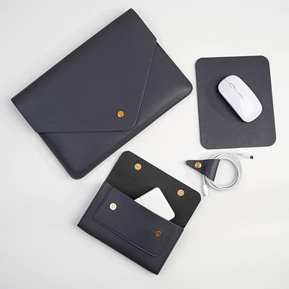 PU Leather Laptop Sleeve Compatible - Image 4