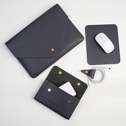 PU Leather Laptop Sleeve 13 Inch Compatible - Image 6