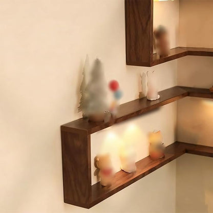 Modern Corner Storage Shelf, Wall-Mounted Living Room Decor Rack, 3-Tier Shelf - Image 7