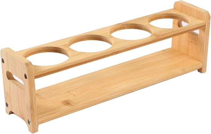 TOPINCN Rack Organizer, Storage Holder Seasoning Storage 4 Holes Shelf by TOPINCN