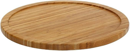 YBM Home Bamboo Wooden Non-Skid Lazy Susan Turntable Fully Rotating Pantry by YBMHome