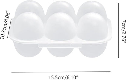 6 Grid Egg Holder Container Portable Carrier Box Hard Shell Storage Case - Image 7