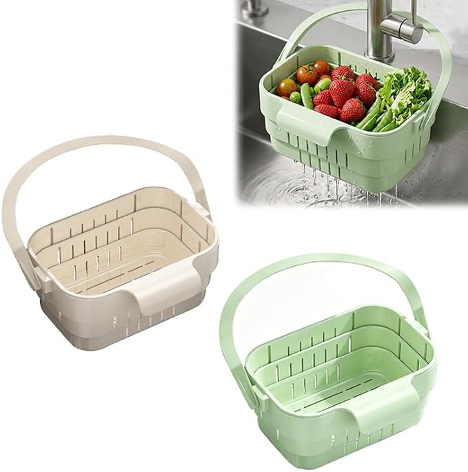 Foldable Kitchen Sink Strainer, Hanging Sink Drain Basket by Unknown