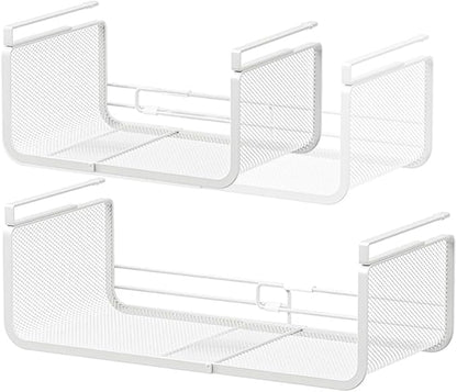 Expandable Under Shelf Basket Organizer, Under Shelf Storage, Hanging Baskets by Janebert