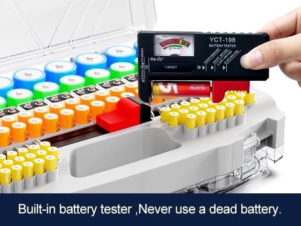 Battery Organizer Storage Holder Box Case - Image 5