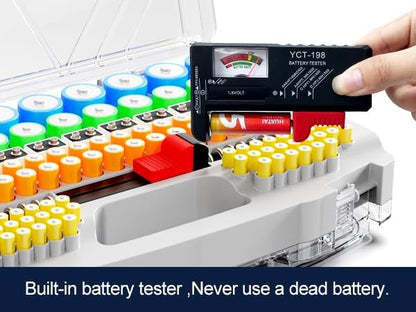 Battery Organizer Storage Holder Box Case - Image 5