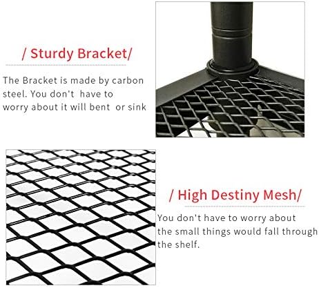 OVICAR 4-Tier Wire Storage Shelves, Adjustable Shelving Units - Image 8