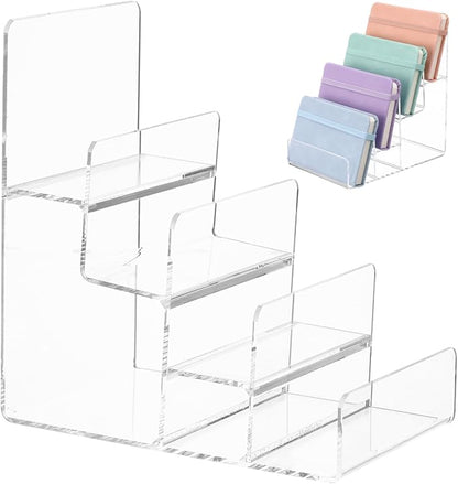 Cabilock 4-Tier Clear Acrylic Display Riser, Sturdy Tiered Organizer by cabilock