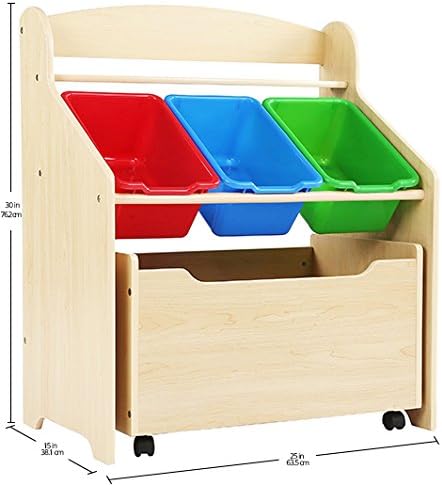 Humble Crew Kids' Store-All Unit, Natural Finish - Image 9