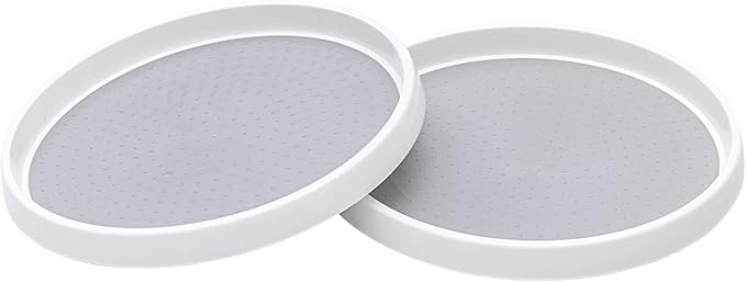 2-Pack 12-Inch Lazy-Susans Turntable-Organizer Cabinet-Collection by Roninkier
